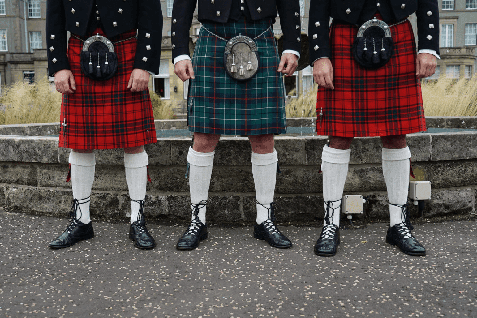 Scottish Men in Kilts'