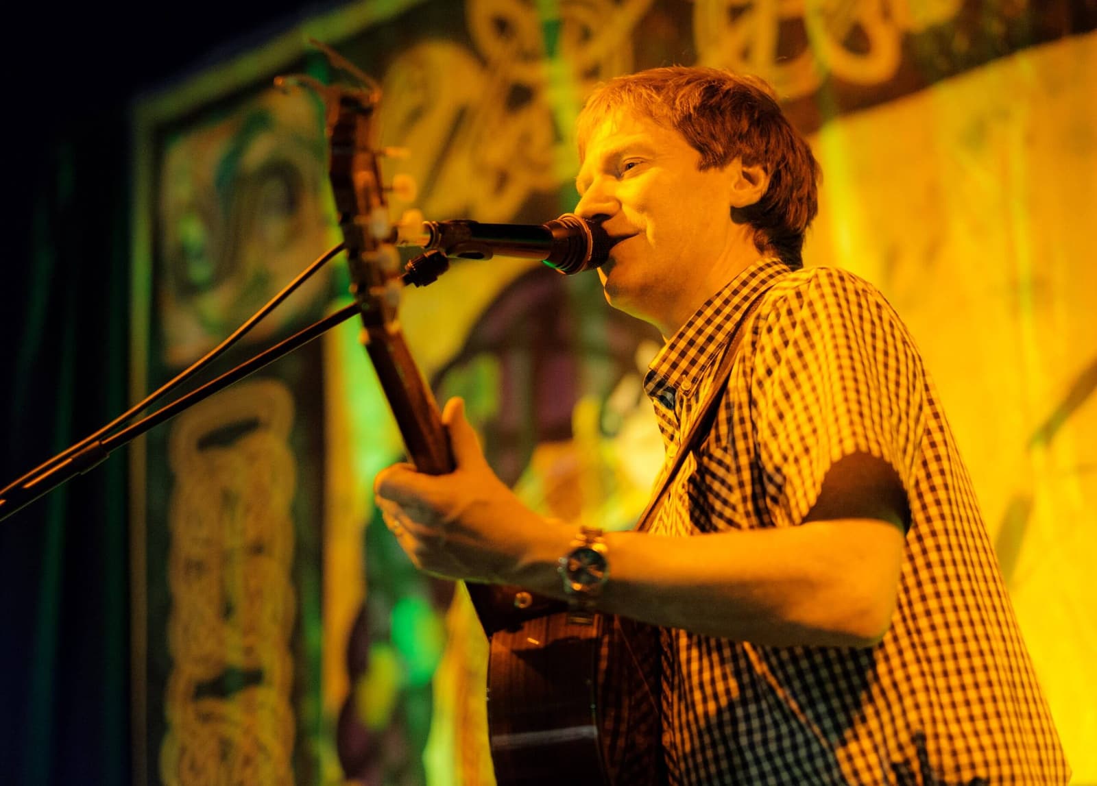 Singing in Irish Bar'