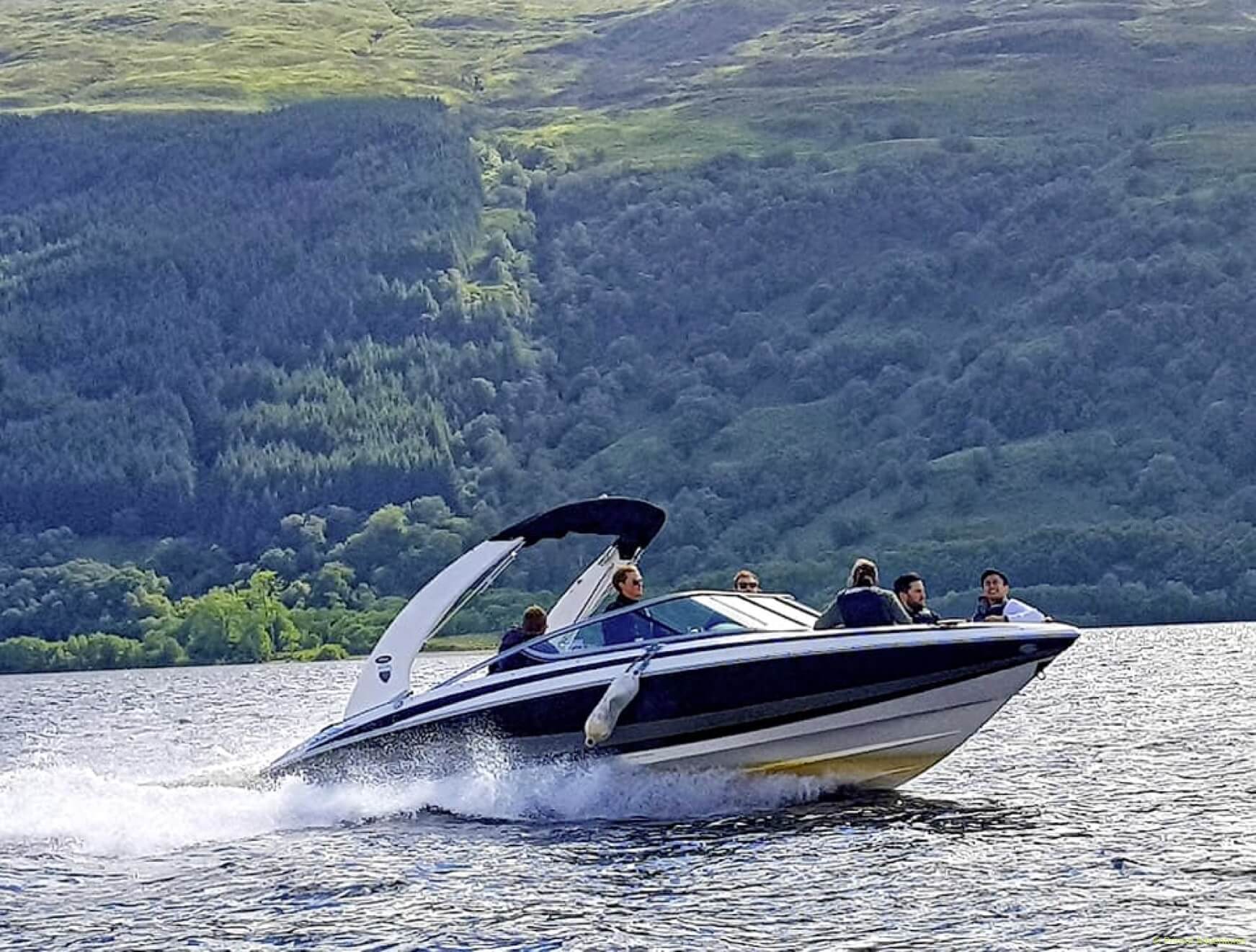 People on Speedboat